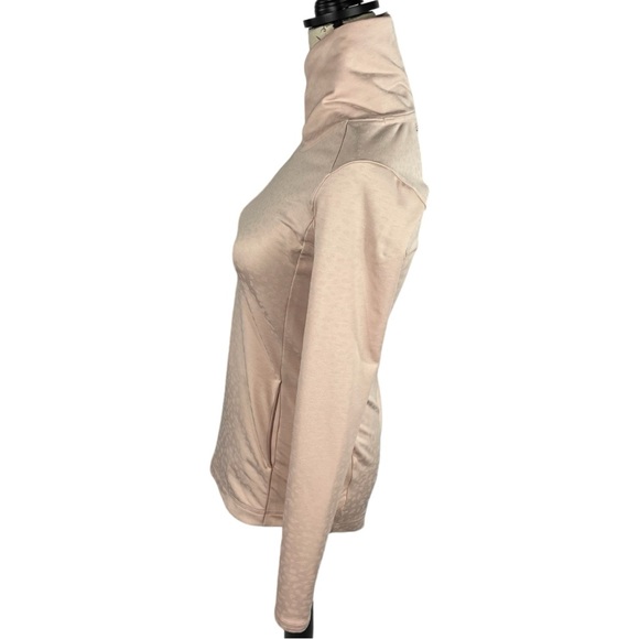 CALIA Womens Long Sleeve Athletic Running Shirt Animal Print Pale Pink - Picture 3 of 13